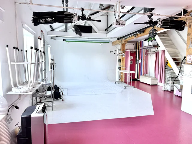 The studio from the window side